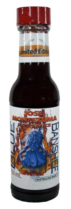 Jose Montezuma Chilli Chili Sauces Hot Sauce Blue Banshee