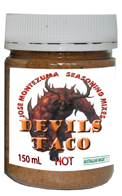 Jose Montezuma Chilli Chili Sauces Hot Sauce Devils Taco