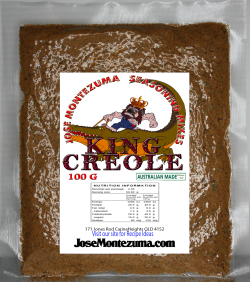 Jose Montezuma Chilli Chili Sauces Hot Sauce King Creole spice -pouch