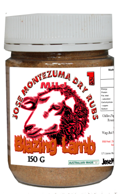 Jose Montezuma Chilli Chili Sauces Hot Sauce Blazing Lamb mild